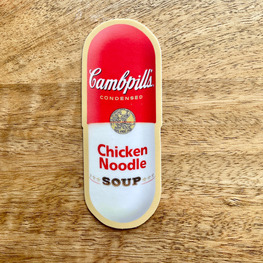 Chicken Noodle Soup Pill funny sticker