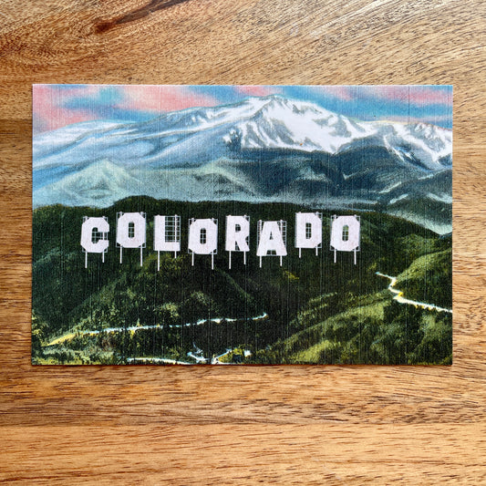 Colorado Sign Postcard