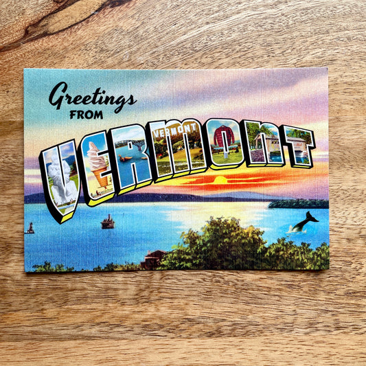 Greetings from Vermont Postcard