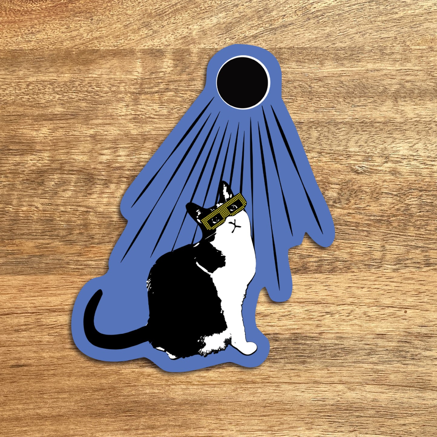 Eclipse Cat 2024 Solar Eclipse sticker