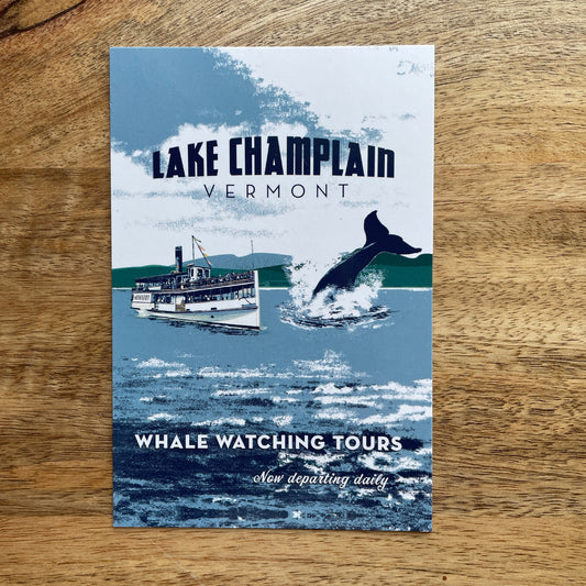 Vermont Whale Watching Postcard