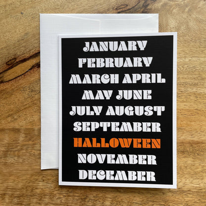 Halloween Month Card