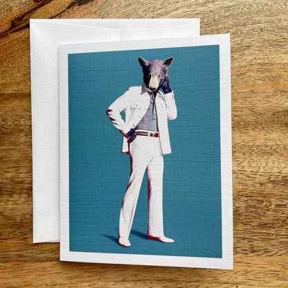 Animals in Clothes: Bear, moose, fox, raccoon, coyote 5-card pack