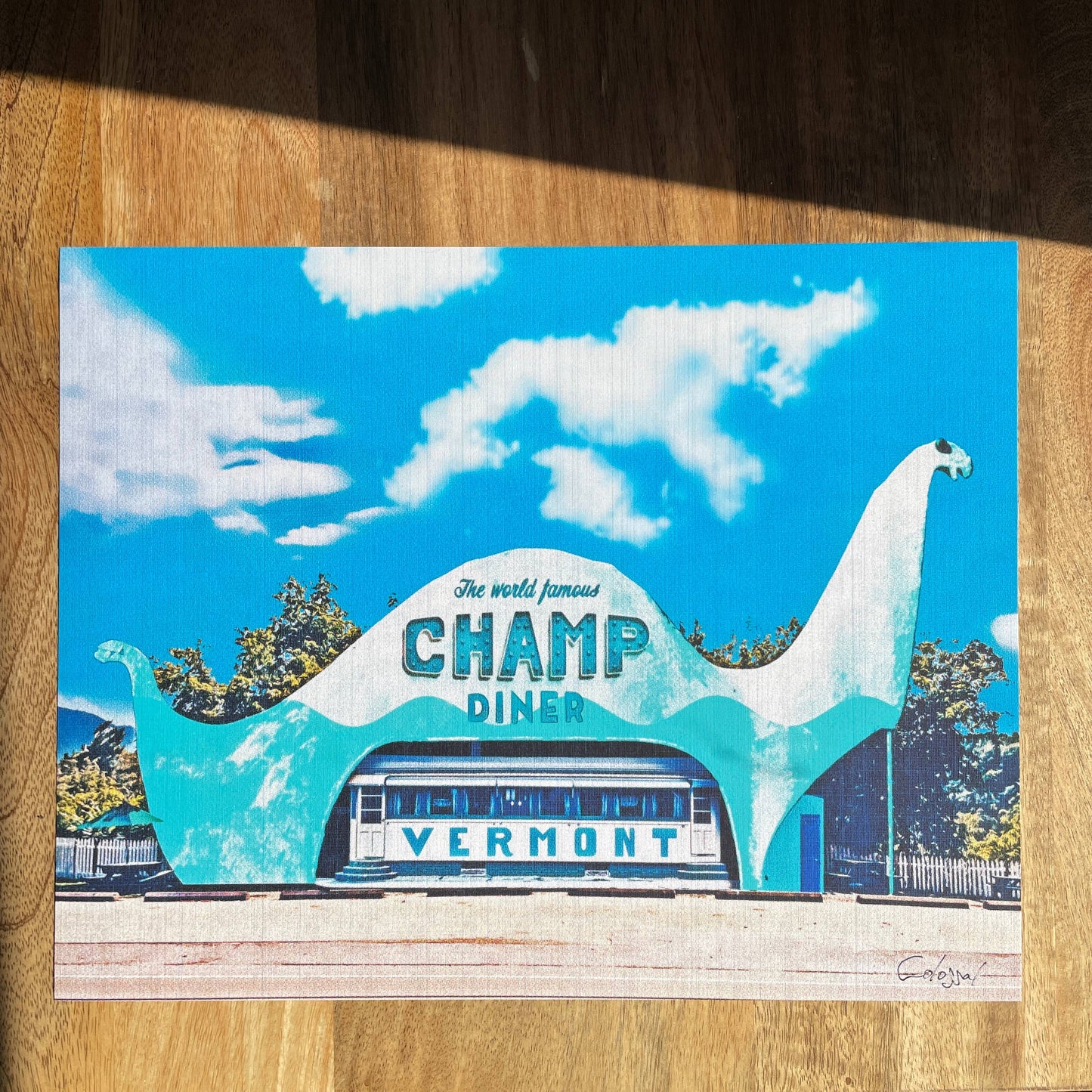 Champ Diner art print