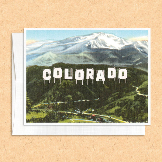 Colorado Sign funny greeting card