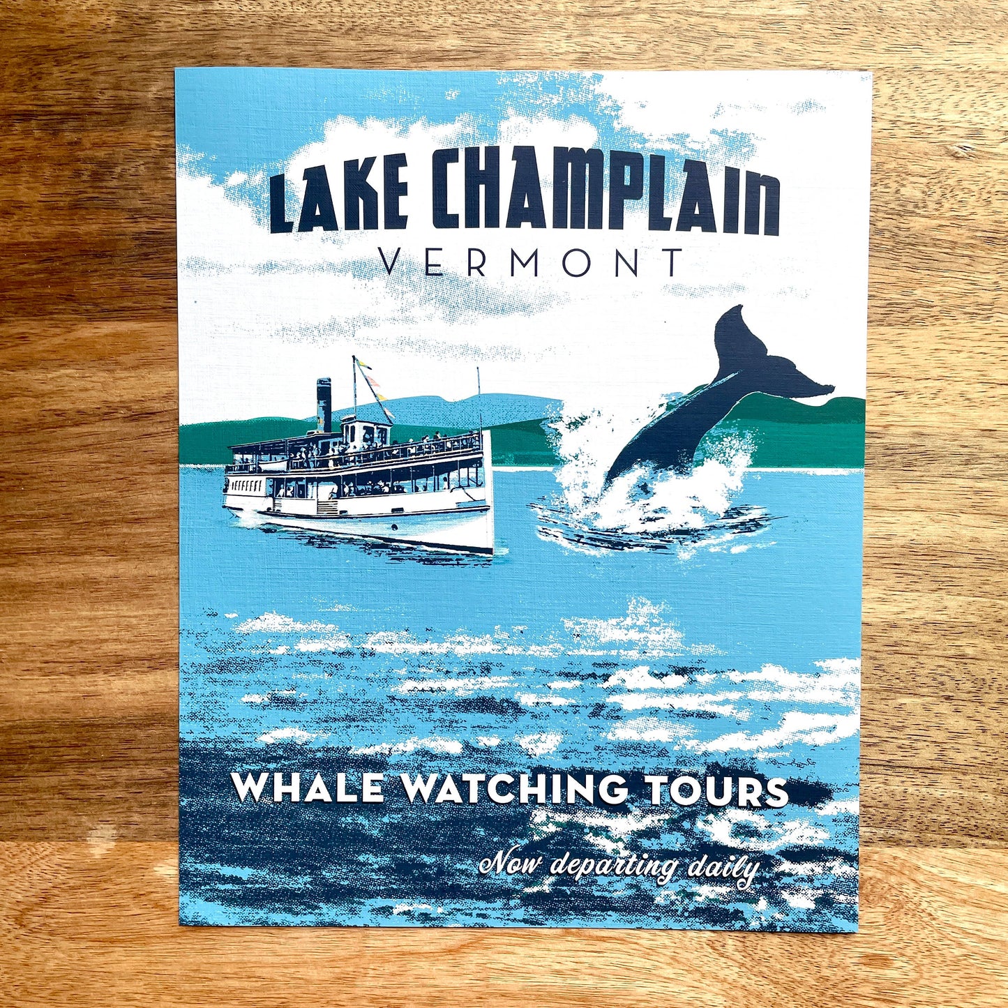 Vermont Lake Champlain Whale Watching Tours art print