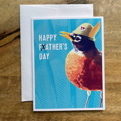 Happy Feather's Day Father's Day funny greeting card