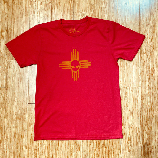Zia Alien New Mexico  T-shirt