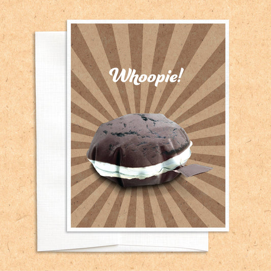 Whoopie Pie/Cushion funny greeting card