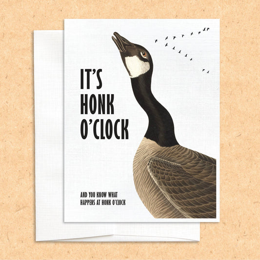 Honk O'Clock Goose Card