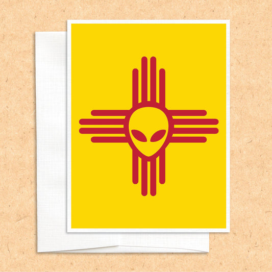 Zia Alien New Mexico card