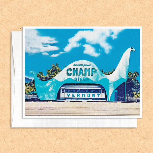 Champ Diner (Vermont) funny greeting card
