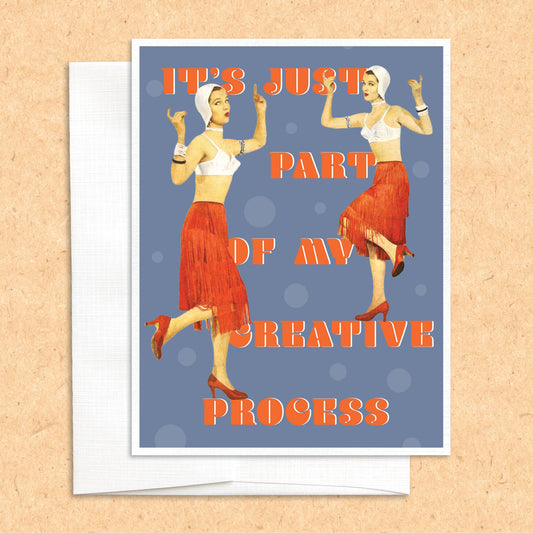 Creative Process funny greeting card