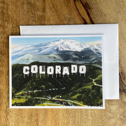 Colorado Sign funny greeting card