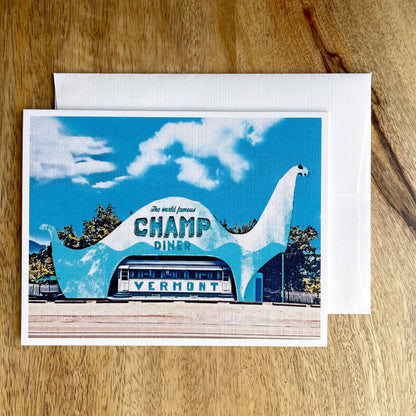 Champ Diner (Vermont) funny greeting card