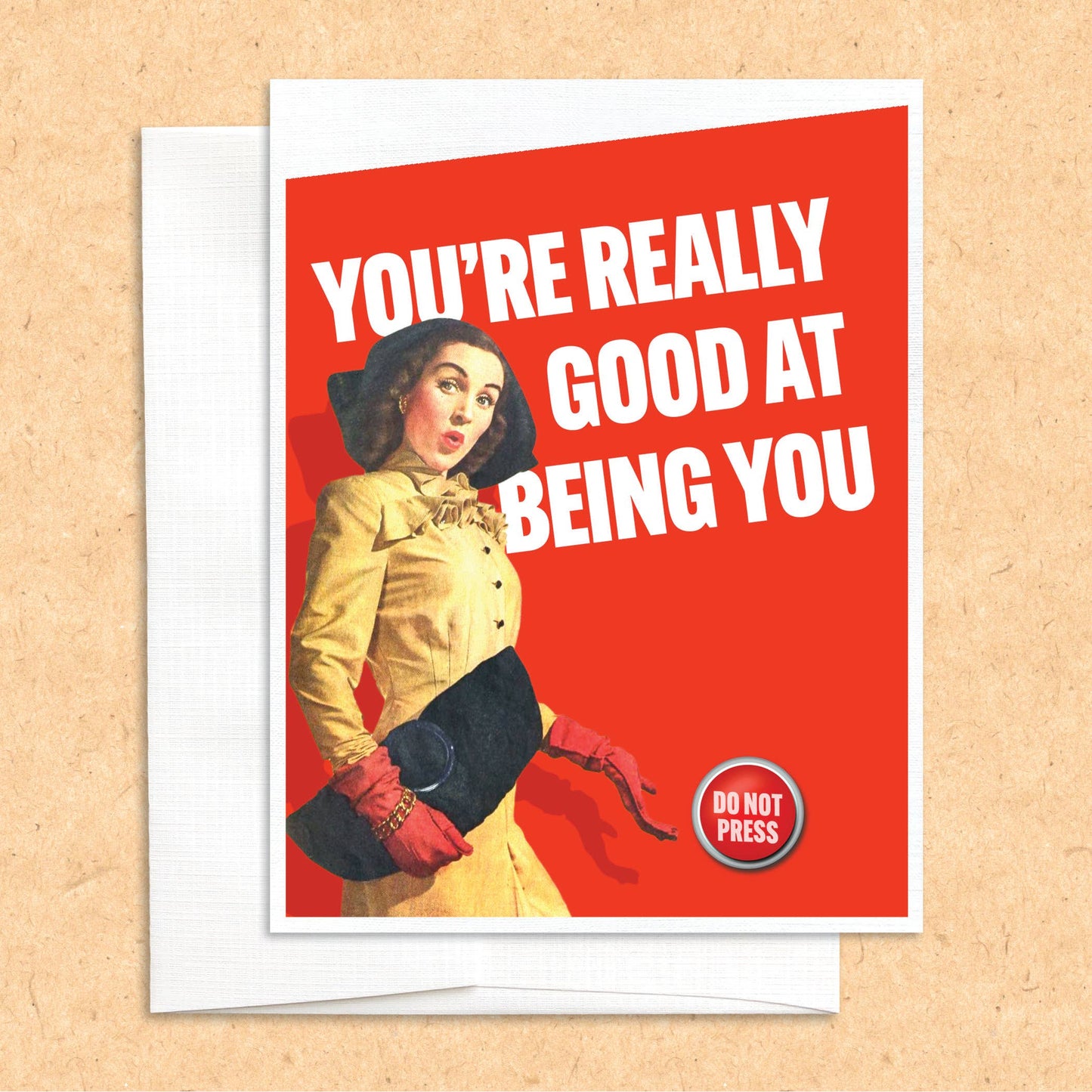 Really Good At Being You funny greeting card