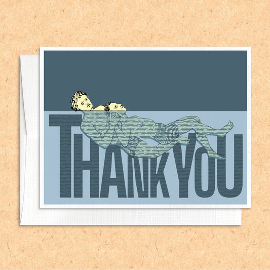 Thank You Rescue funny greeting card