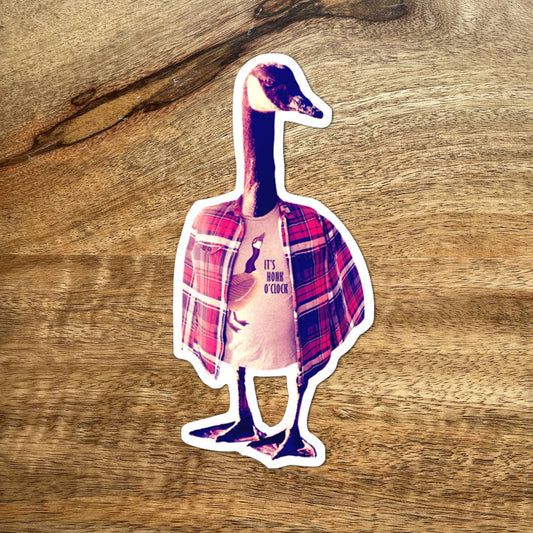 Canada Goose in Shirts funny bird sticker